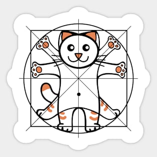 davincis cat Sticker